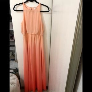 LC Lauren Conrad Pink Ombré maxi dress